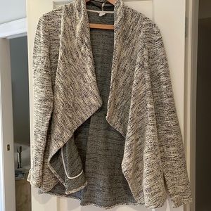 Cream and black Club Monaco Cardigan, M